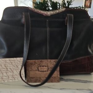 Elegant Black and Brown Brighton  Women's Bag
